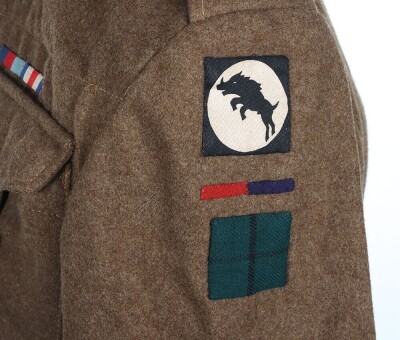 WW2 Royal Artillery 30 Corps Battle Dress Blouse - 5