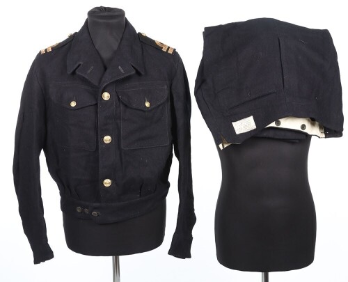 WW2 Royal Navy Officers Working Dress Uniform Set