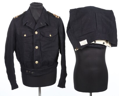 WW2 Royal Navy Officers Working Dress Uniform Set