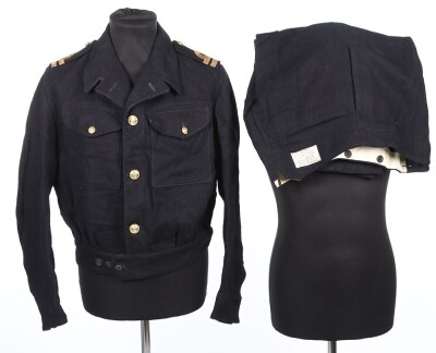 WW2 Royal Navy Officers Working Dress Uniform Set