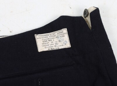 WW2 Royal Navy Officers Working Dress Uniform Set - 11
