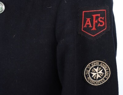 WW2 British Auxiliary/National Fire Service Tunic. - 6
