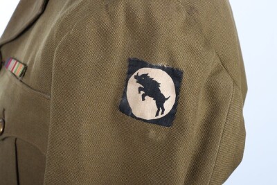 WW2 British Officers Service Dress Tunic, 30 Corps Royal Artillery. - 4
