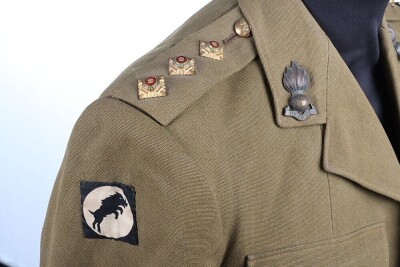 WW2 British Officers Service Dress Tunic, 30 Corps Royal Artillery. - 7