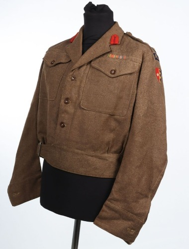 WW2 British Royal Electrical and Mechanical Engineers (REME) Colonels Battle Dress Blouse