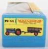 Matchbox Kingsize K-11 Fordson Super Major Tractor and Farm trailer - 2