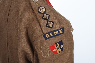 WW2 British Royal Electrical and Mechanical Engineers (REME) Colonels Battle Dress Blouse - 4