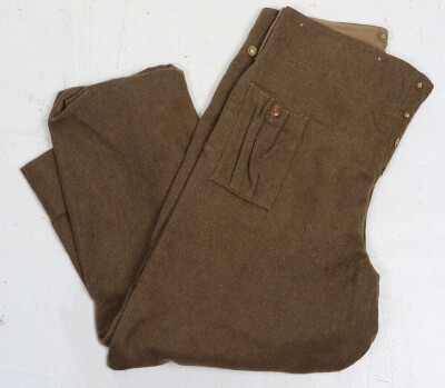 WW2 British Battle Dress Trousers 1940 Pattern. - 2