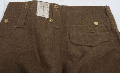 WW2 British Battle Dress Trousers 1940 Pattern. - 5