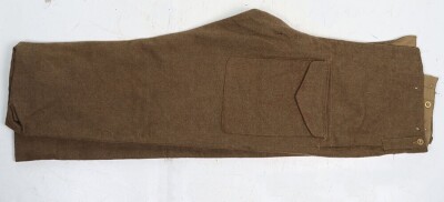 WW2 British Battle Dress Trousers 1940 Pattern. - 7