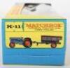 Matchbox Kingsize K-11 Fordson Super Major Tractor and Farm trailer - 4