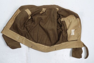 WW2 British Austerity Battle Dress Blouse, REME, Captain. - 8