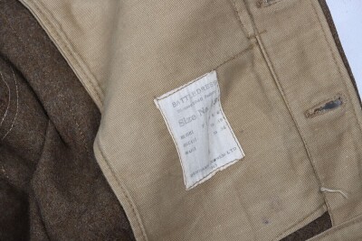 WW2 British Austerity Battle Dress Blouse, REME, Captain. - 9