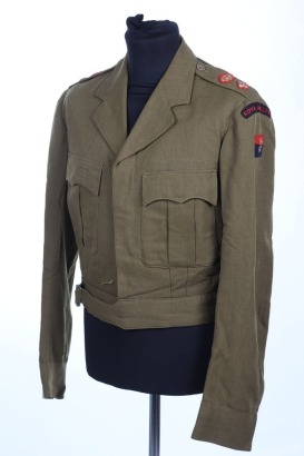 WW2 Royal Artillery Lieutenant Colonels Private Purchase Battle Dress Blouse.