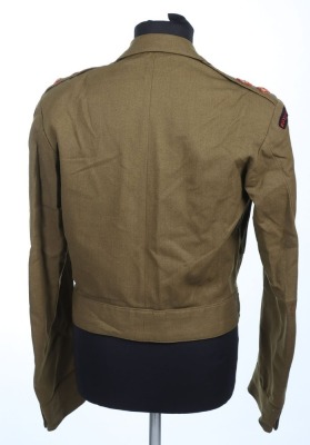 WW2 Royal Artillery Lieutenant Colonels Private Purchase Battle Dress Blouse. - 3