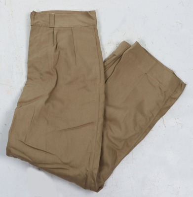 WW2 Australian Made Tropical KD Battle Dress Blouse and Service Dress Trousers - 11