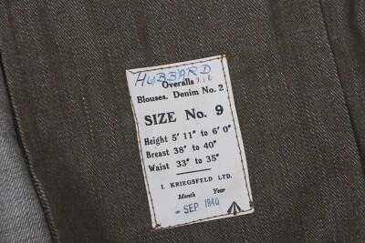 WW2 British Denim Battle Dress Uniform - 7