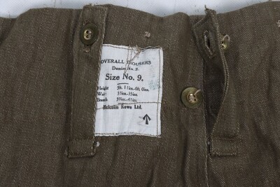 WW2 British Denim Battle Dress Uniform - 10
