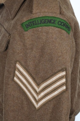 WW2 British Intelligence Corps Battle Dress Blouse - 4