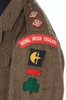 WW2 Royal Irish Fusiliers 78th Infantry Division Officers Battle Dress Blouse - 4