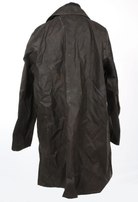 Royal Navy Foul Weather Rubberized Coat. - 2