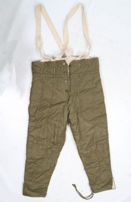 WW2 British Cold Weather, Trousers, Padded, 1943.