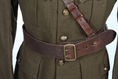 WW2 British Officers Service Dress Tunic & Great Coat, Royal Engineers. - 5