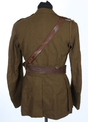 WW2 British Officers Service Dress Tunic & Great Coat, Royal Engineers. - 6