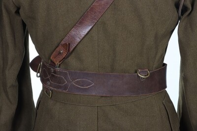 WW2 British Officers Service Dress Tunic & Great Coat, Royal Engineers. - 7