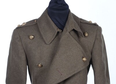WW2 British Officers Service Dress Tunic & Great Coat, Royal Engineers. - 9