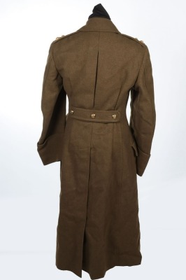 WW2 British Officers Service Dress Tunic & Great Coat, Royal Engineers. - 10