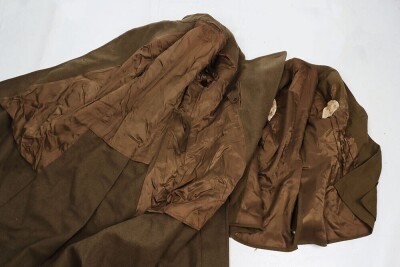 WW2 British Officers Service Dress Tunic & Great Coat, Royal Engineers. - 11