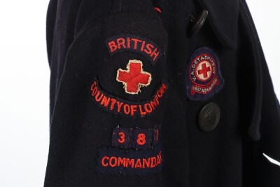 British Red Cross Women's Over Coat, County of London. - 4