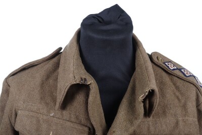 WW2 British Austerity Pattern Battle Dress Blouse, REME Officer. - 6
