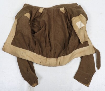 WW2 British Austerity Pattern Battle Dress Blouse, REME Officer. - 8