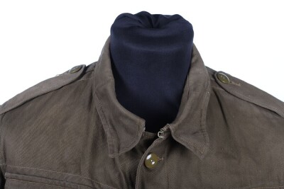 WW2 British 1st Pattern Denim Battle Dress Blouse. 1940 Dated. - 4