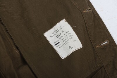 WW2 British 1st Pattern Denim Battle Dress Blouse. 1940 Dated. - 7