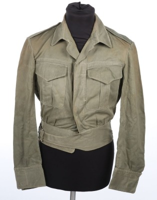 WW2 British, Indian Made Jungle Green Battle Dress Blouse & Trousers. - 2