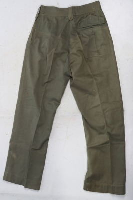 WW2 British, Indian Made Jungle Green Battle Dress Blouse & Trousers. - 6