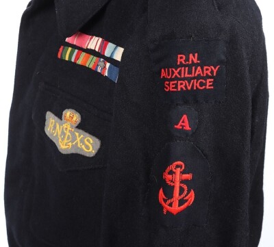 Royal Navy Auxiliary Service Battle Dress Blouse, - 4