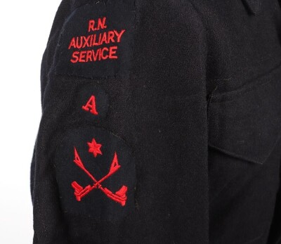 Royal Navy Auxiliary Service Battle Dress Blouse, - 6