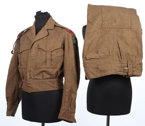 1949 Pattern Battle Dress Uniform 'The Antrims' 591st Field Squadron Royal Engineers