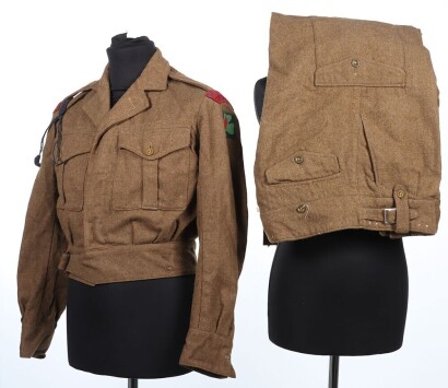1949 Pattern Battle Dress Uniform 'The Antrims' 591st Field Squadron Royal Engineers