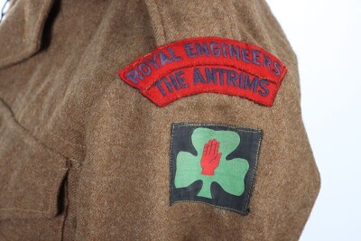 1949 Pattern Battle Dress Uniform 'The Antrims' 591st Field Squadron Royal Engineers - 5
