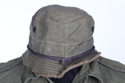 British Post War Jungle Shirt and 1944 Pattern Bush Hat. - 3