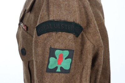 British Royal Ulster Rifles Battle Dress Blouse - 4