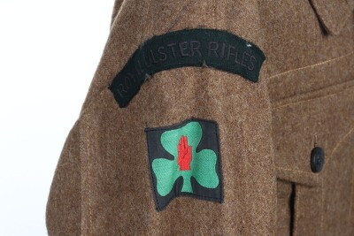 British Royal Ulster Rifles Battle Dress Blouse - 5