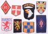 Grouping of Allied Nations Cloth Insignia