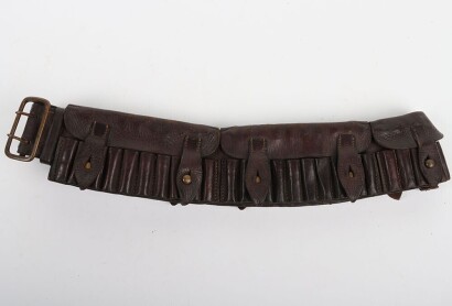 A Boer War Mounted Infantry or Cavalry 6 pocket rifle bandolier
