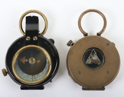 2x WW1 Officers Compasses